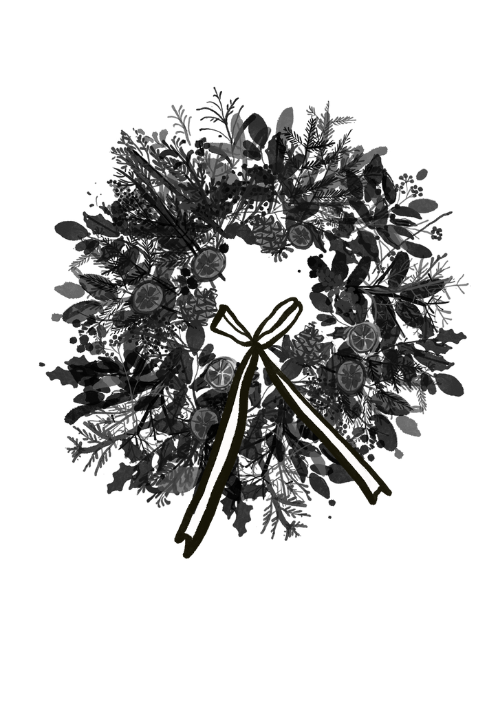 Festive berry wreath kit